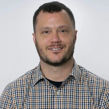 Man in a plaid shirt